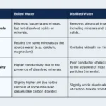 Boiled Water vs Distilled Water: Purity Explained