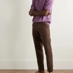Brown Pants & Purple Shirt: A Chic Style Combo