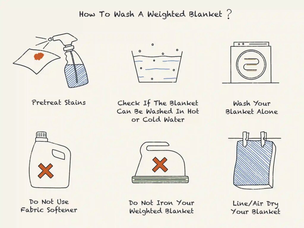 How to Wash a Weighted Blanket (15 lbs) Safely