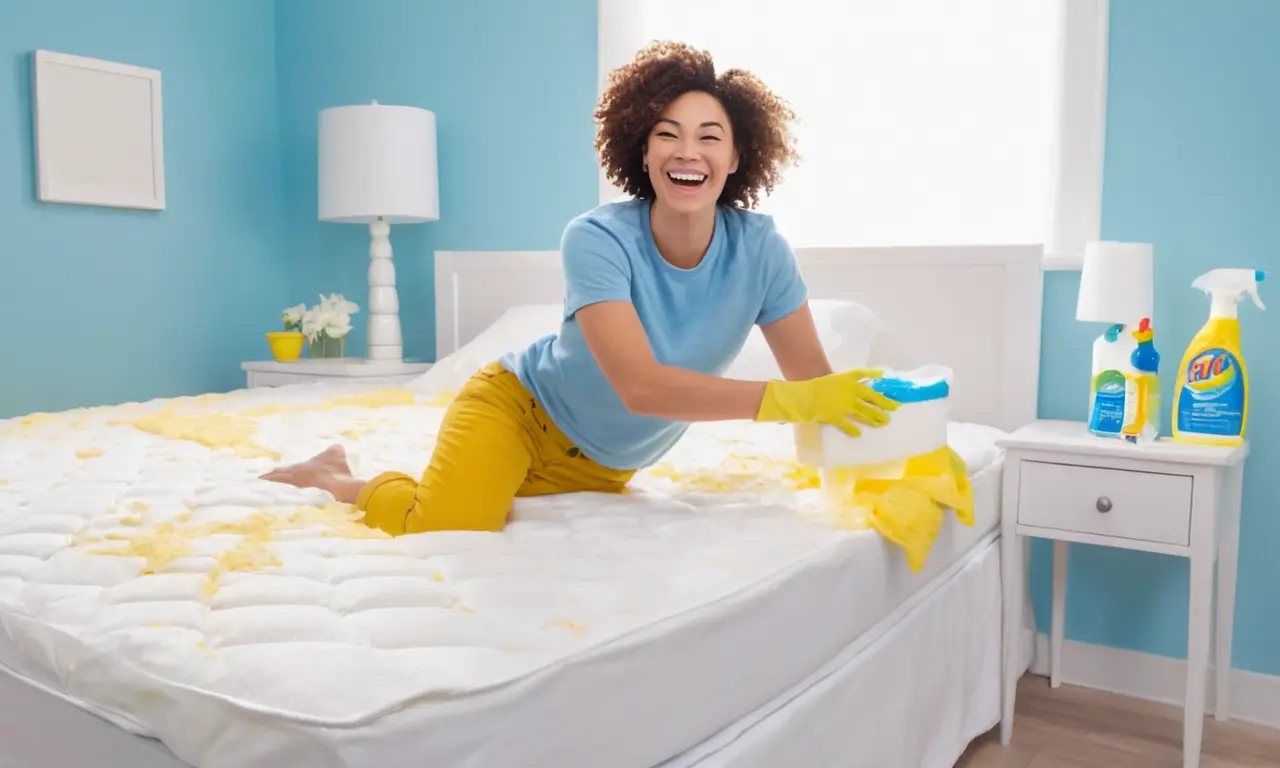 Un hogar feliz gracias a un colchón limpio