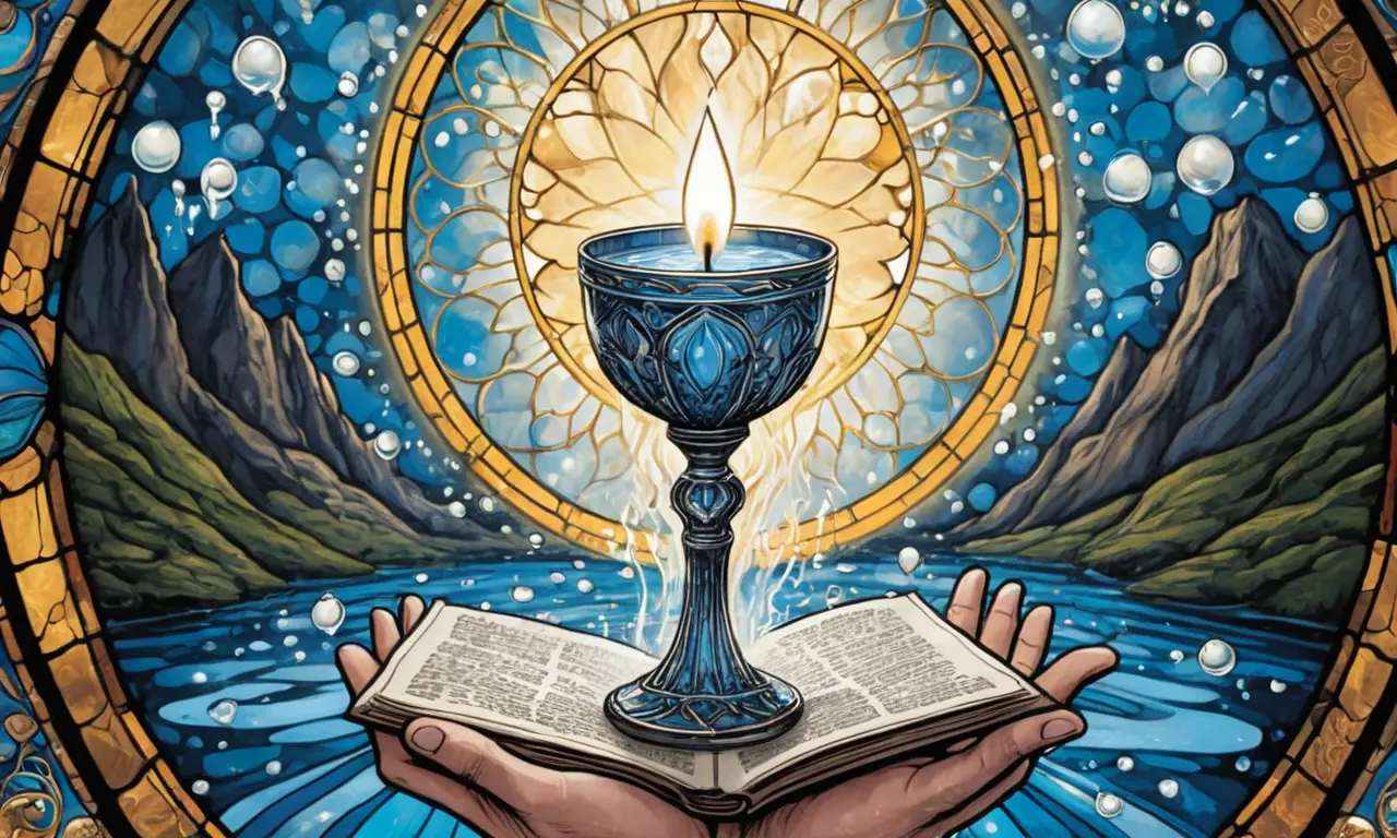 Un momento de serenidad y reflexión espiritual