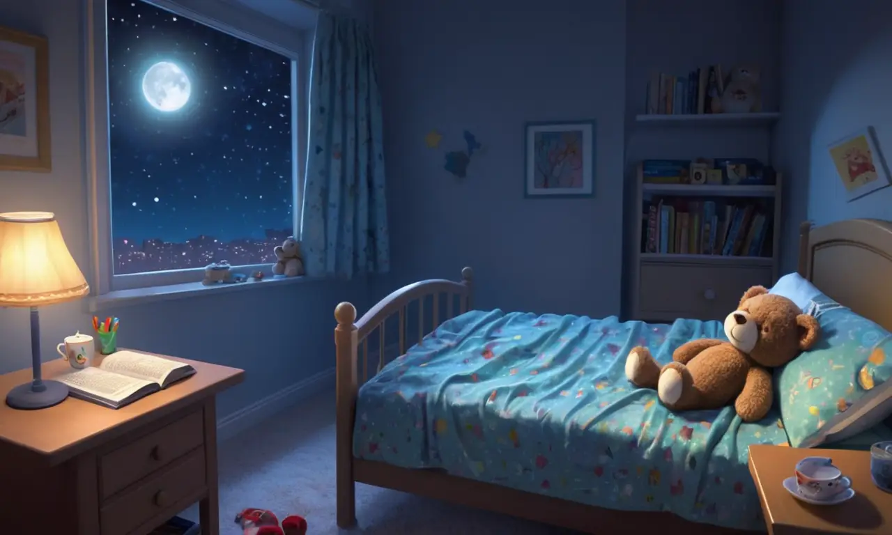 La escena nocturna transmite paz y tranquilidad