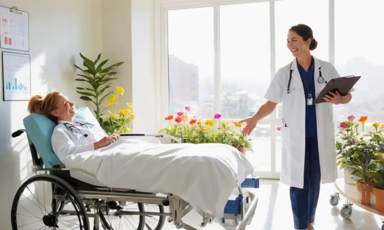 Un ambiente hospitalario lleno de esperanza y cuidado