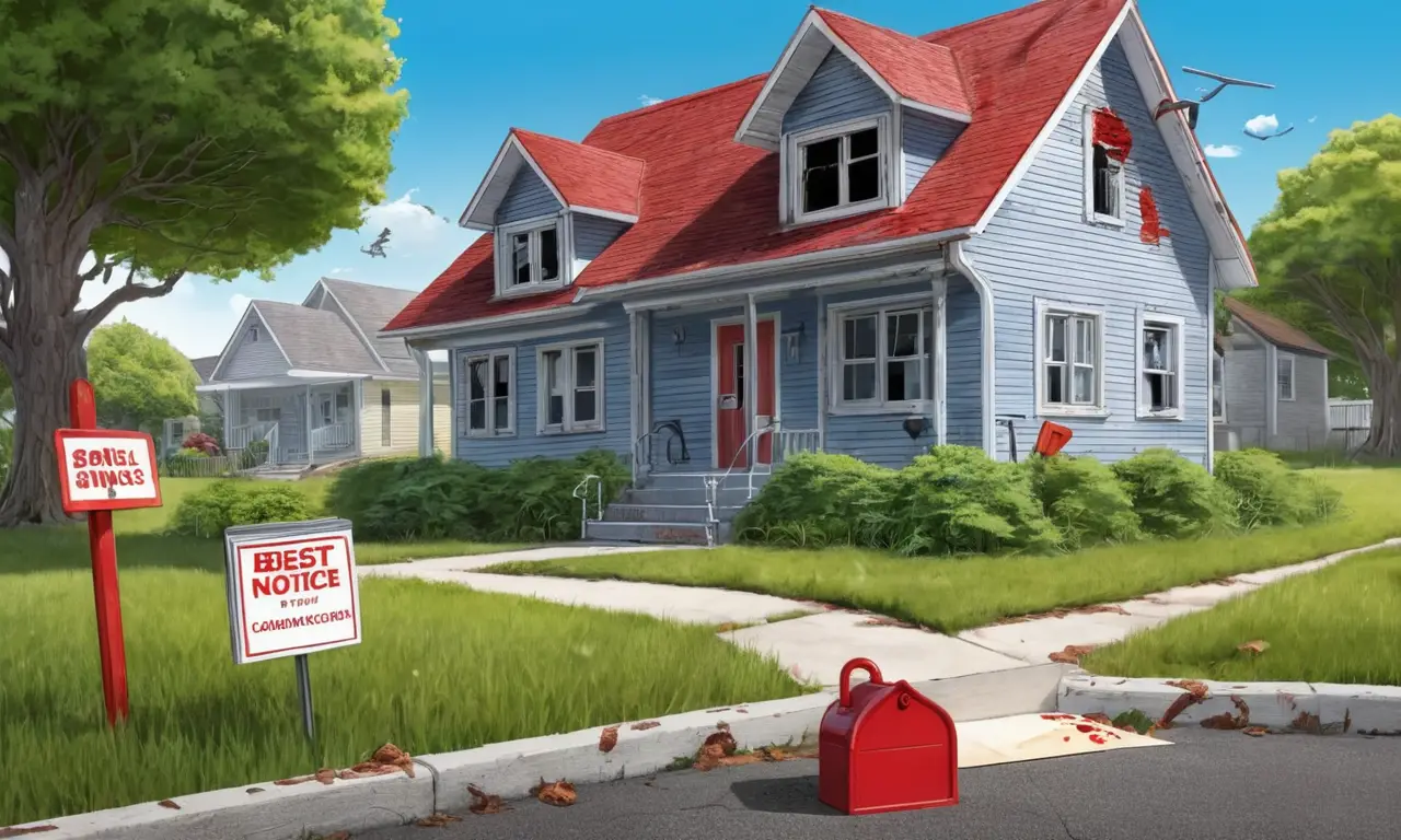 Una casa abandonada y triste refleja un futuro incierto