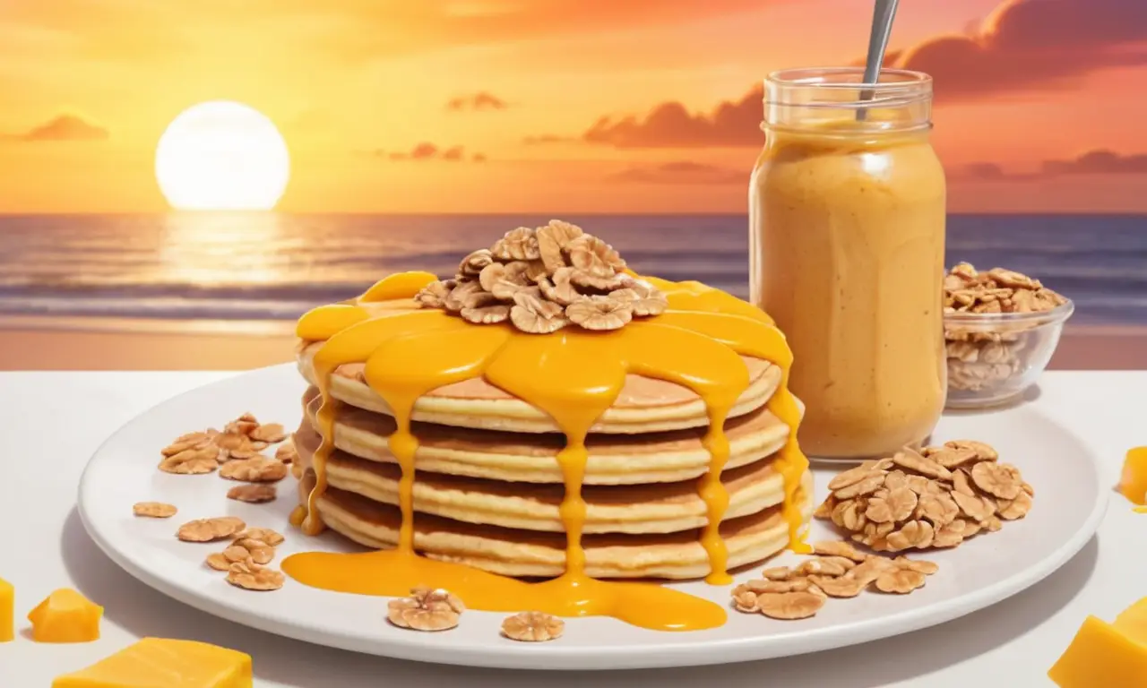 Un desayuno tropical y delicioso
