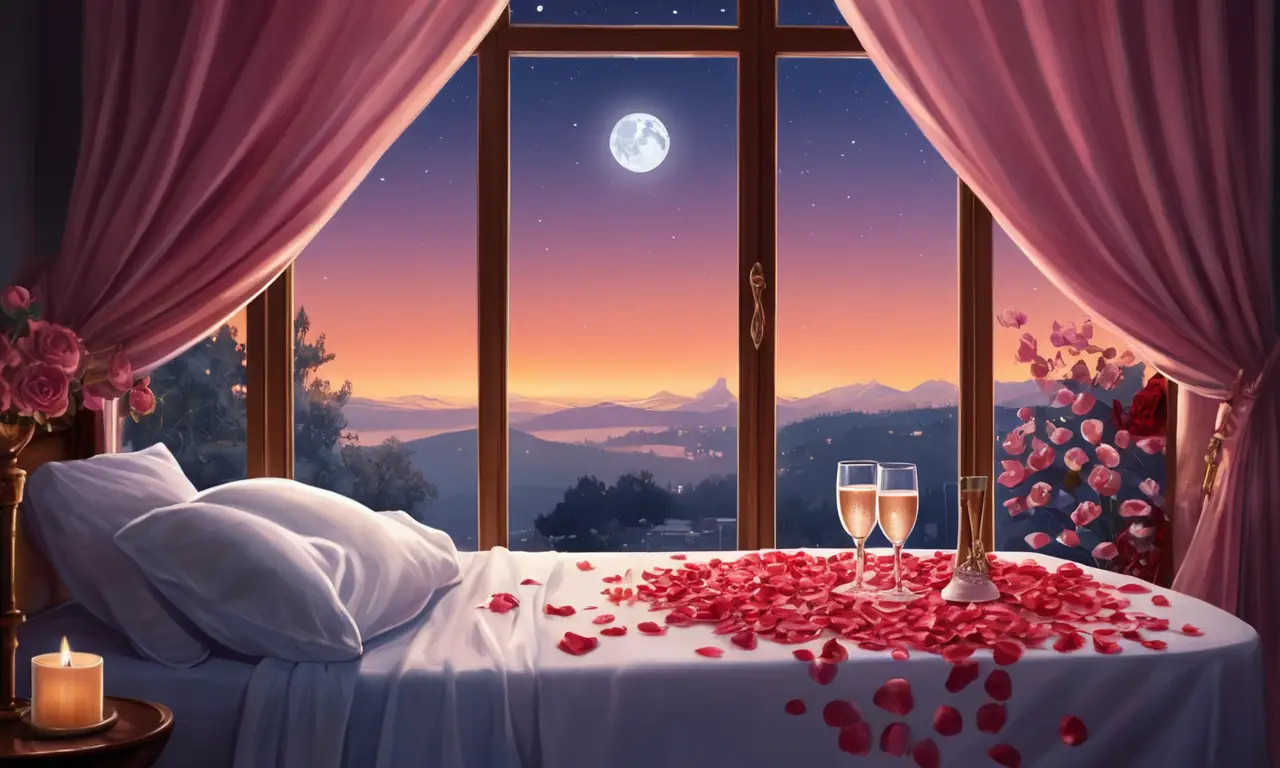 Una noche romántica y sensual