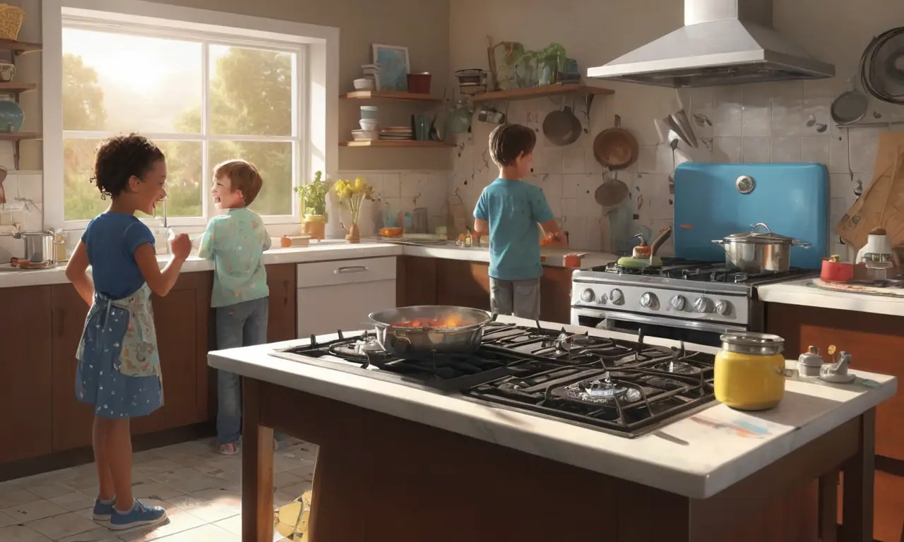 Una cocina segura y alegre
