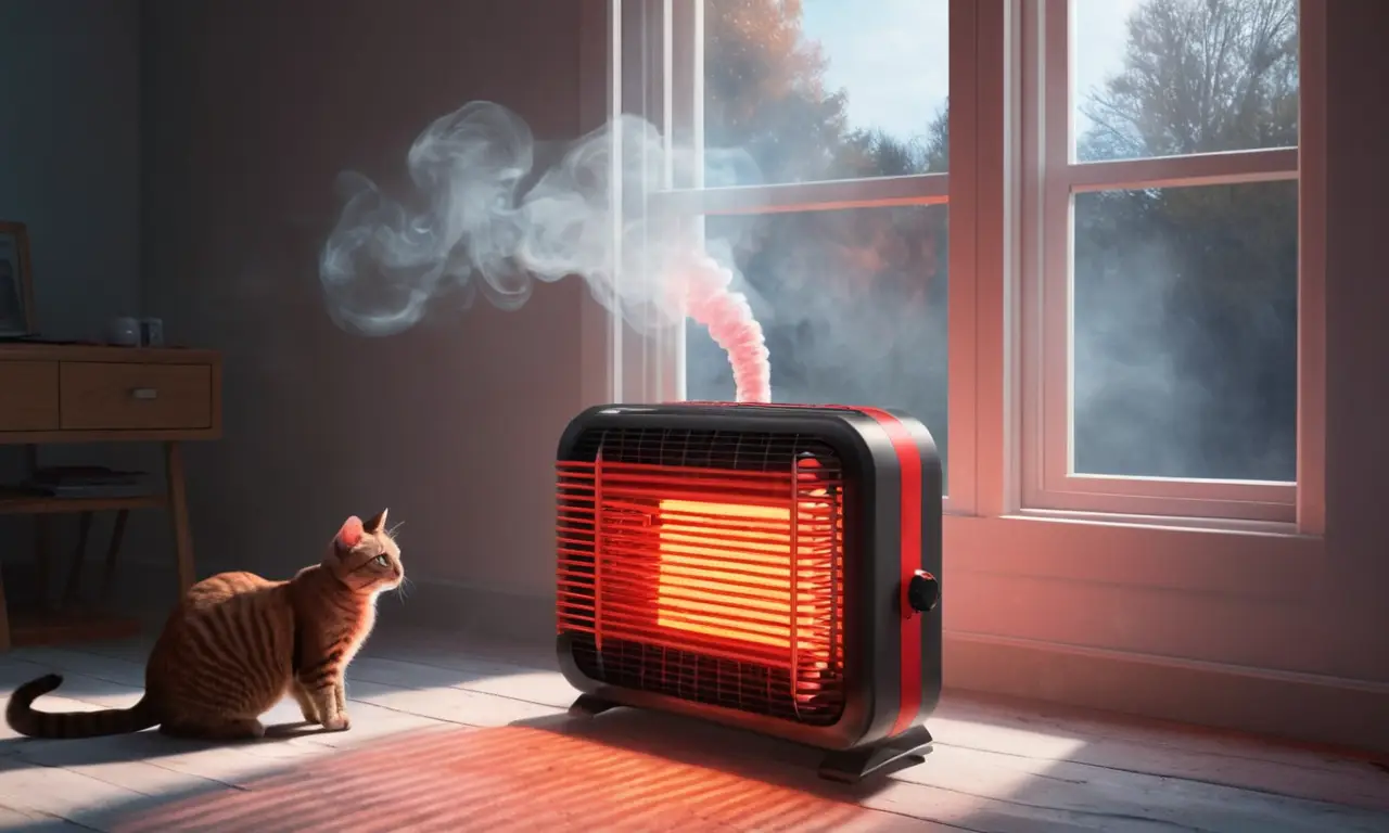 Un espacio caluroso y peligroso con un gato curioso