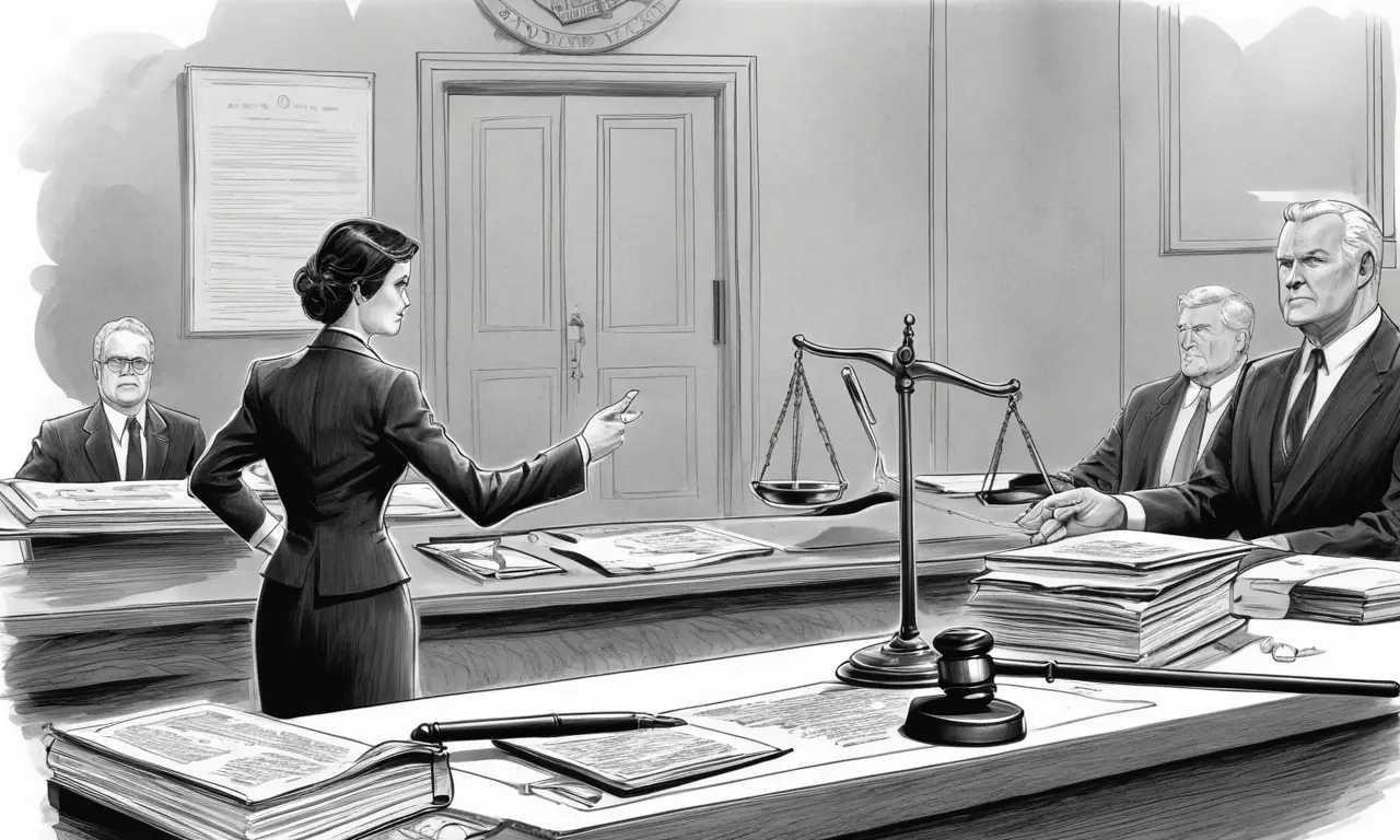 Un caso judicial se desarrolla con tensión y misterio