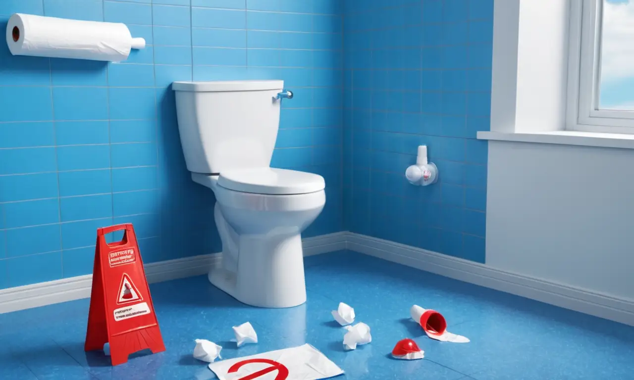 Un baño limpio y desinfectado