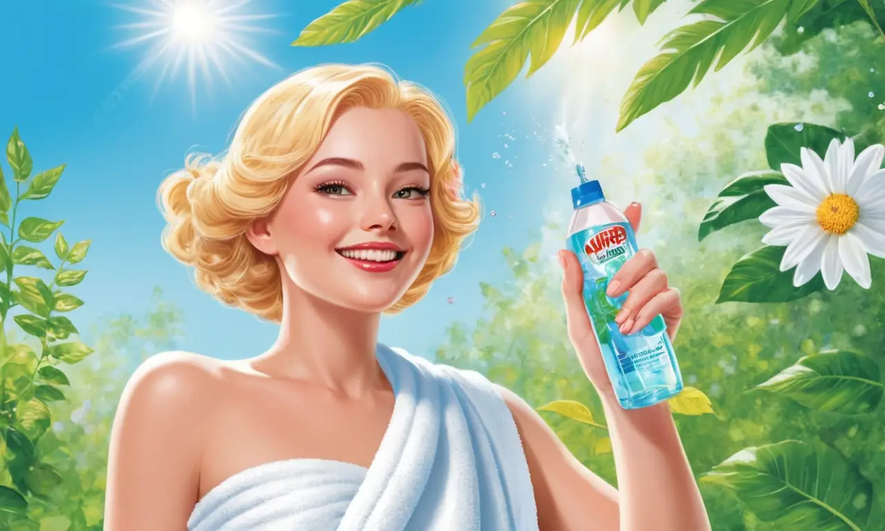 Un baño refrescante y placentero