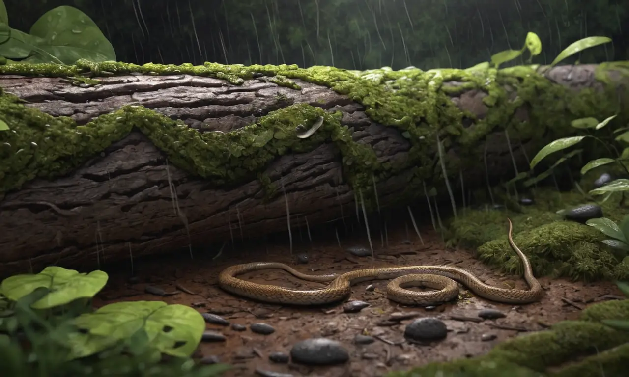 Un bosque lluvioso y húmedo