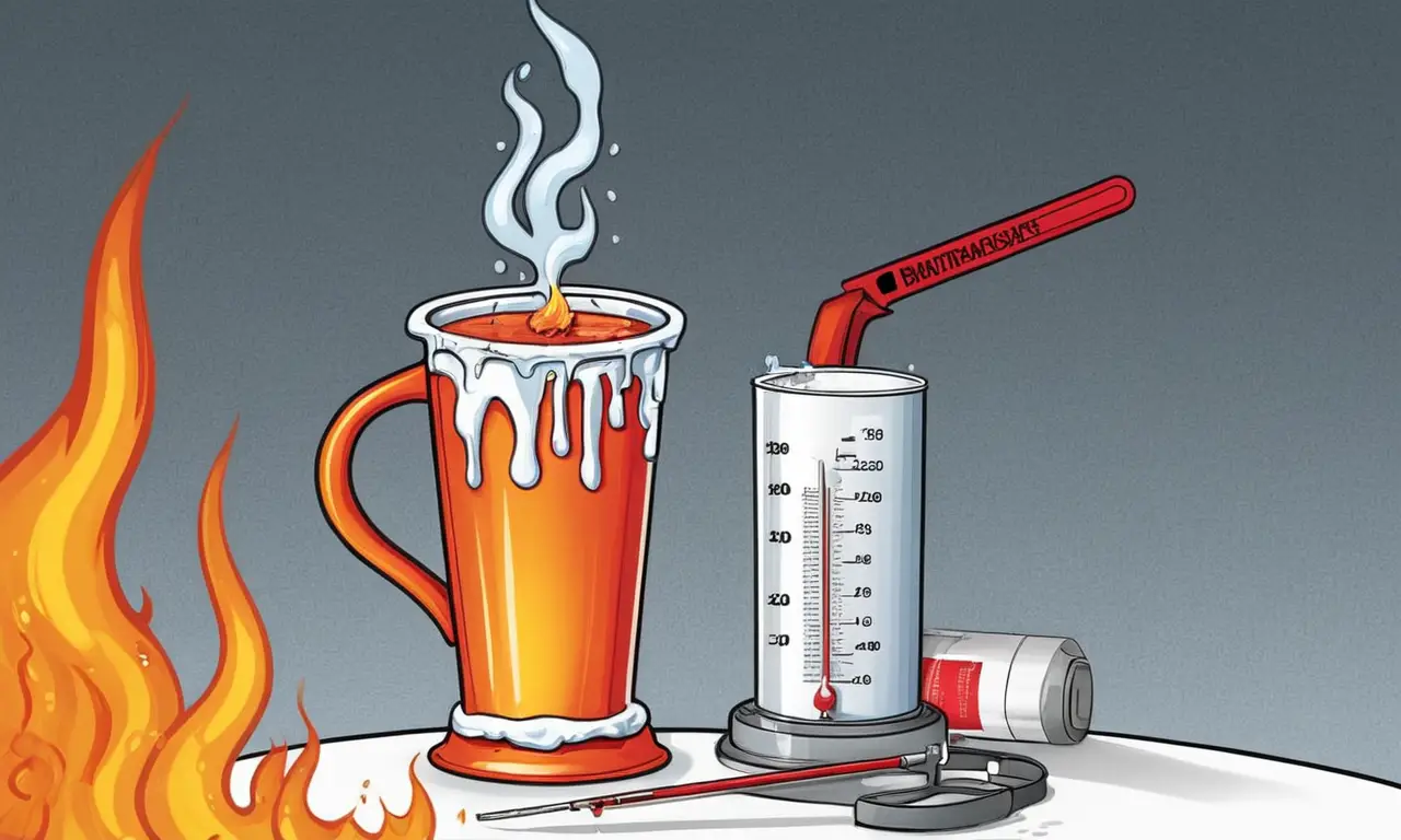 Un trabajador calienta bloques de poliestireno bajo una lámpara