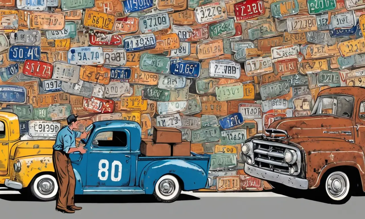 Un negocio vintage de placas que satisface a sus clientes