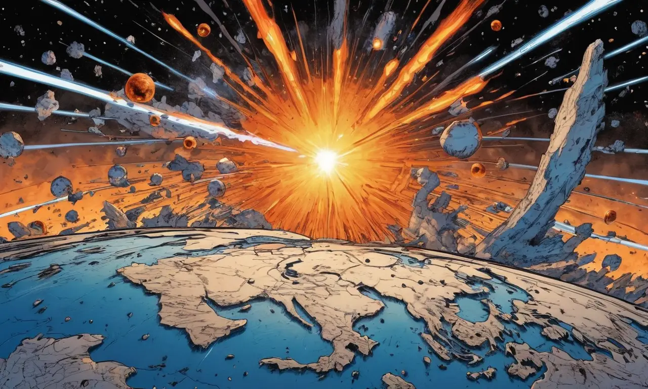 La Tierra azul se enfrenta a la furia del sol