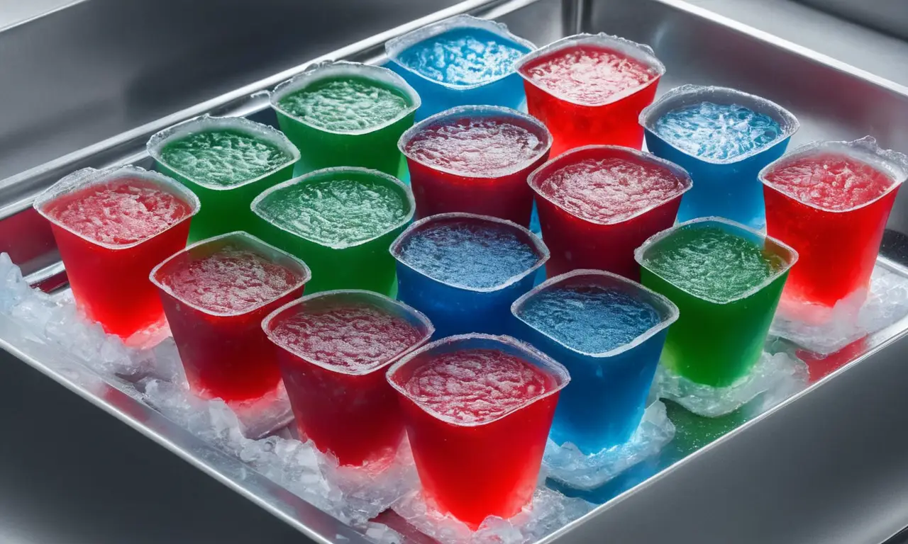 Un festín de gelatina congelada espera ser devorado