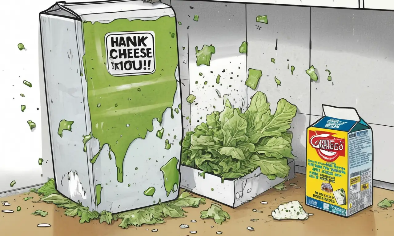 Un refrigerador en descomposición amenaza con una enfermedad alimentaria