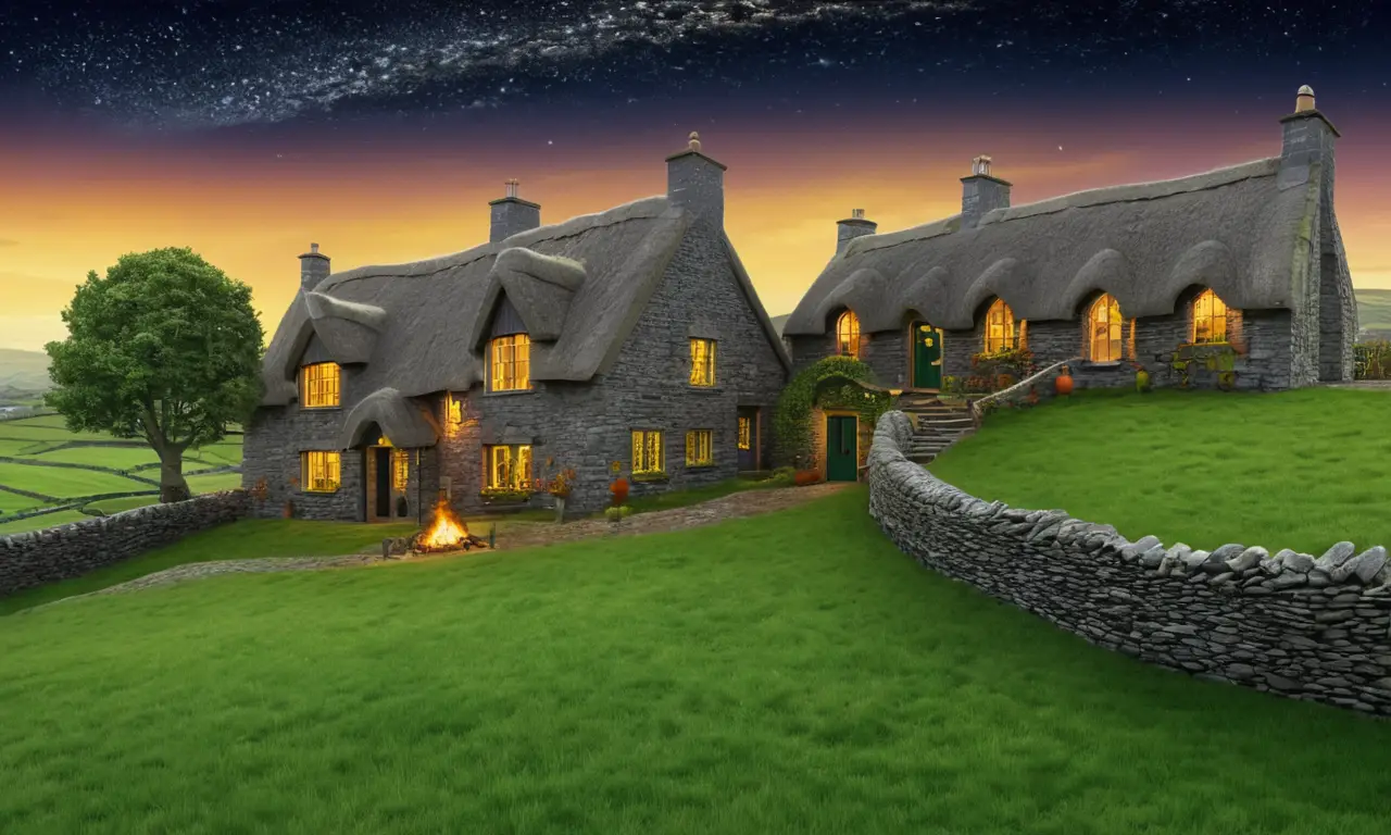 Un paisaje irlandés mágico e histórico