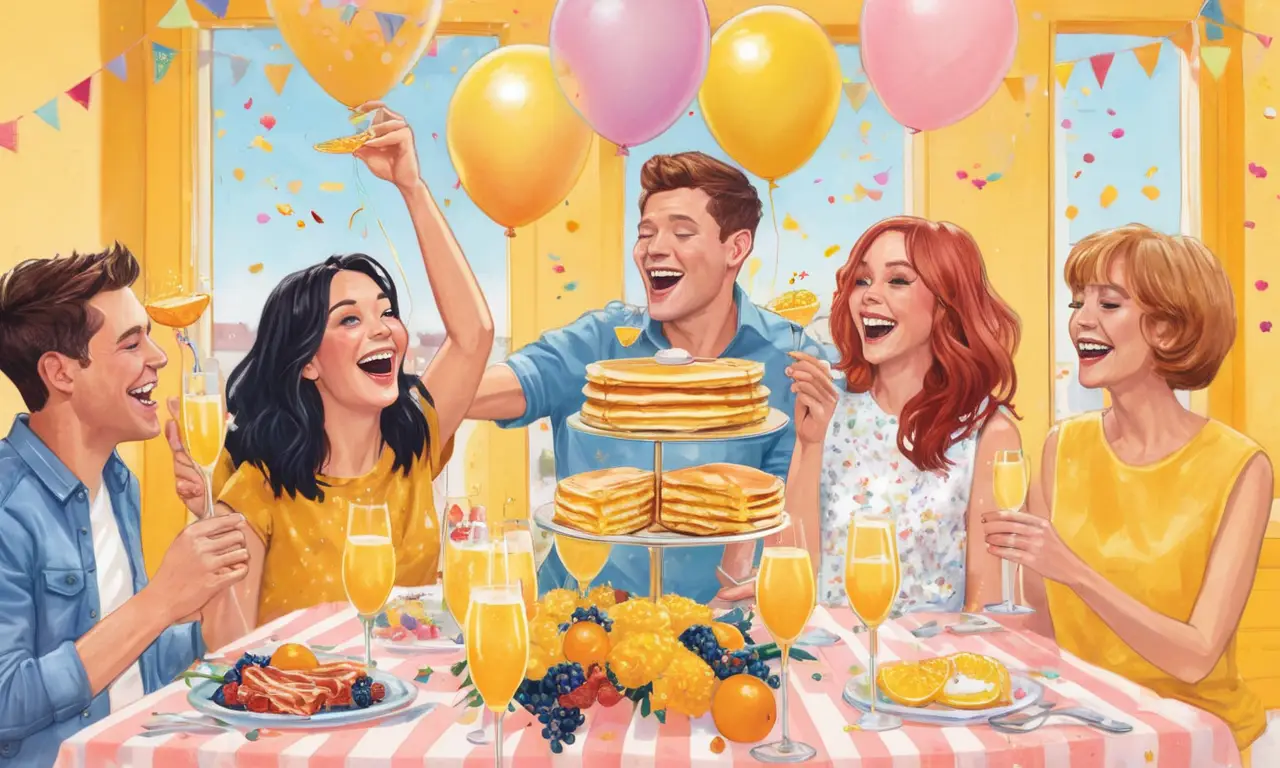 Un brunch radiante y festivo