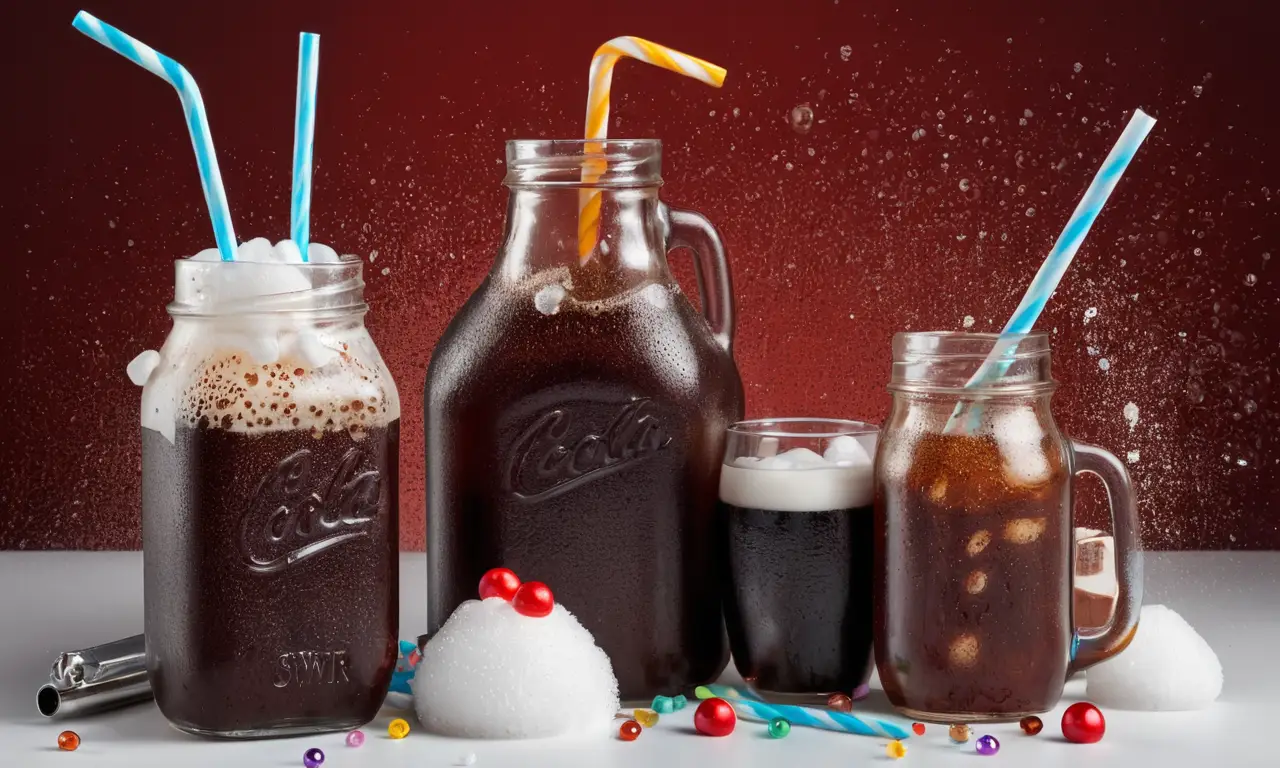 Un refresco vibrante y efervescente