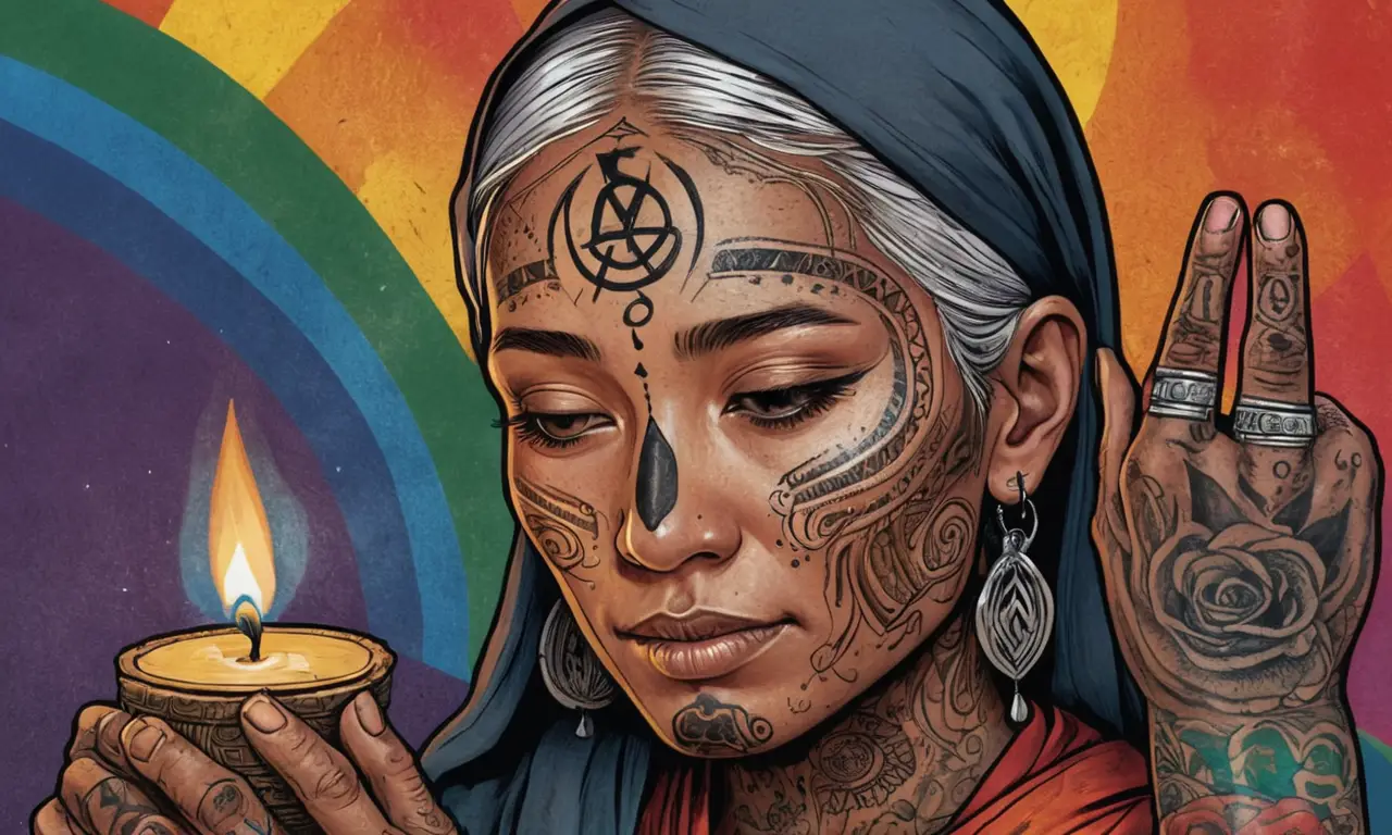 Diversos símbolos de fe, lucha y transformación