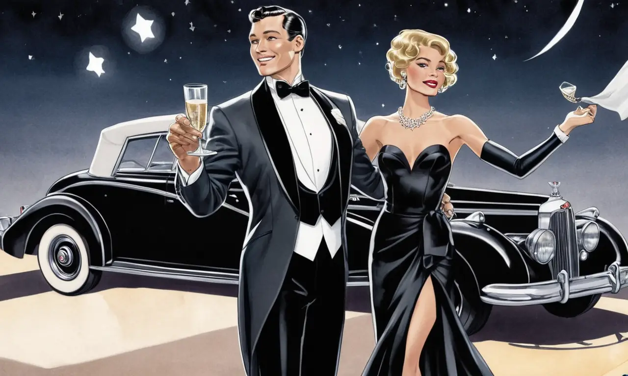 Una noche elegante y romántica