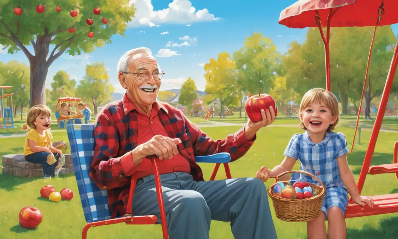 Un día perfecto de familia en el parque