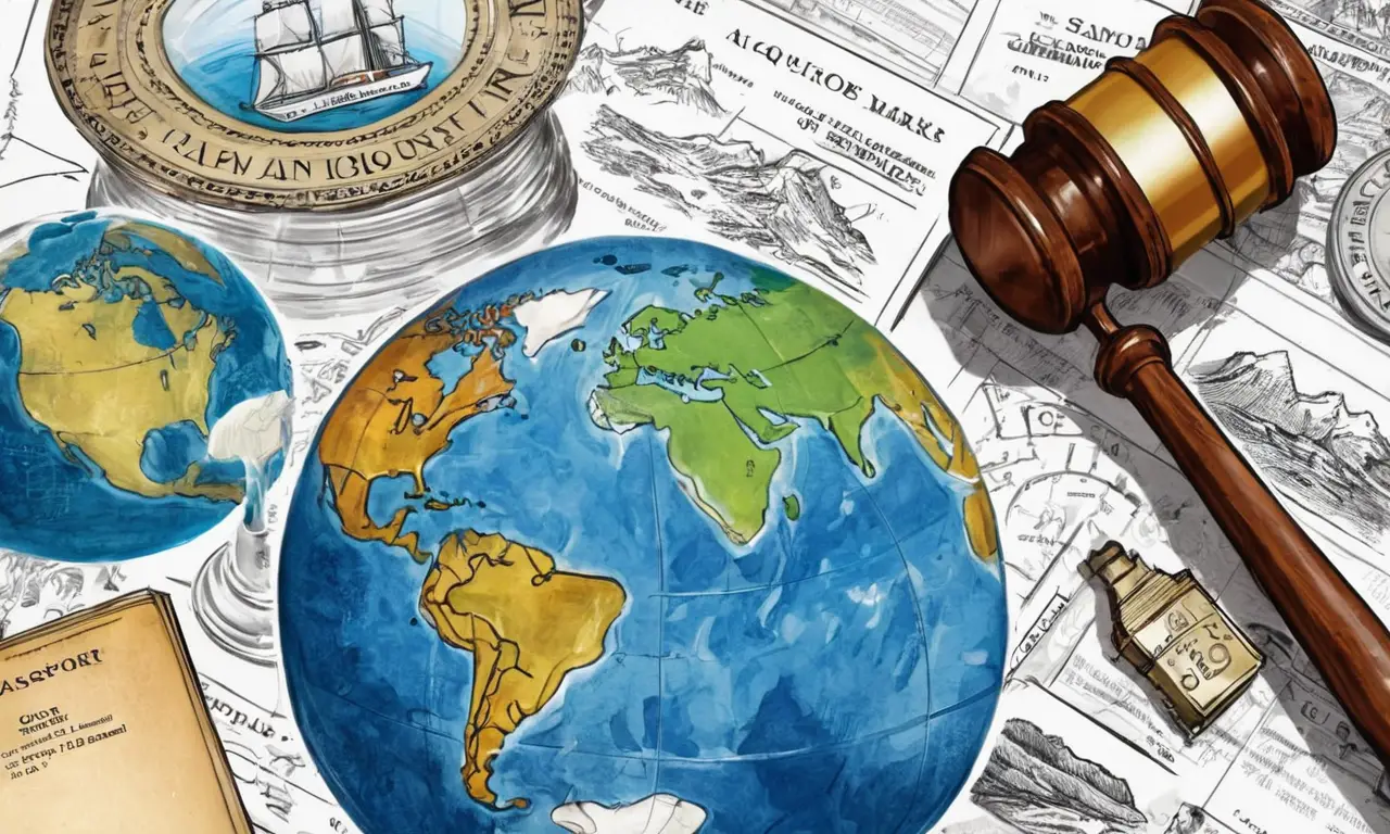 Símbolos de justicia, viajes y búsqueda de respuestas
