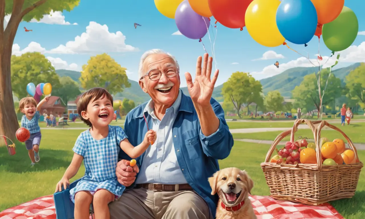 Un día perfecto de familia en el parque