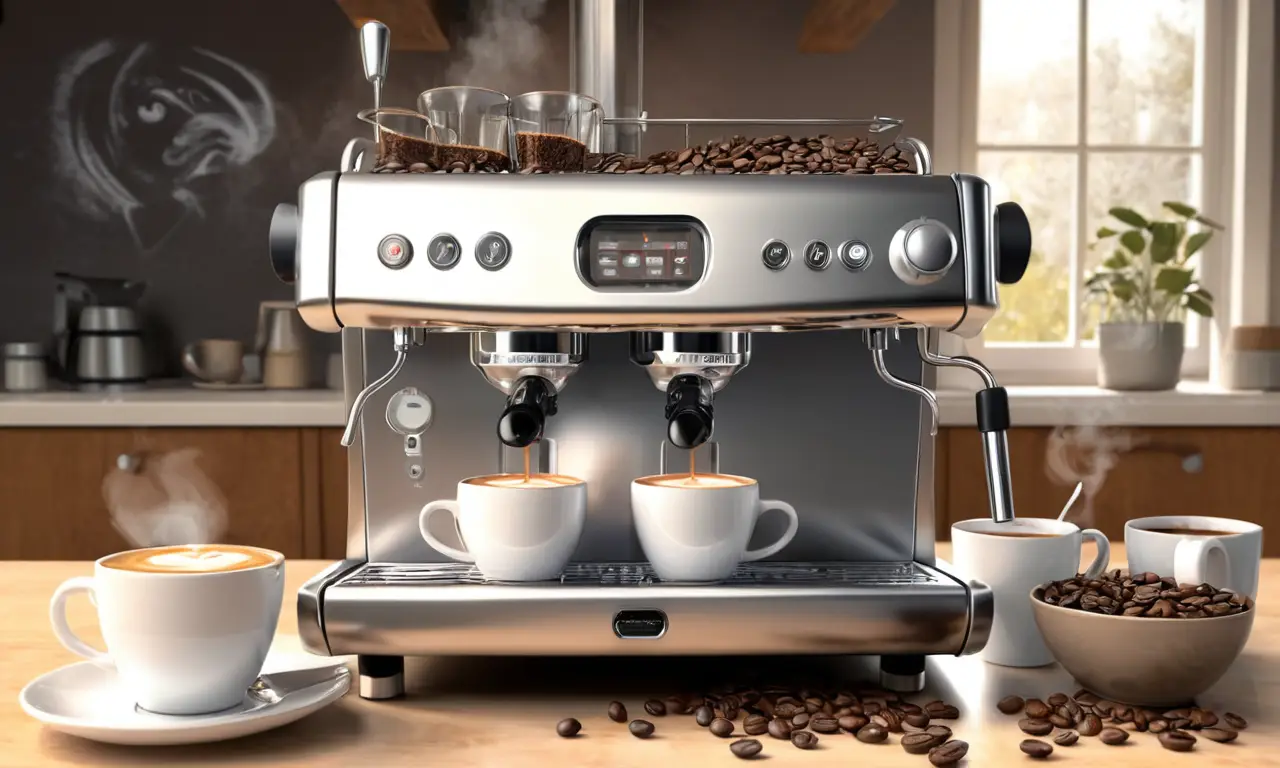 Un café perfecto llena la cocina de alegría