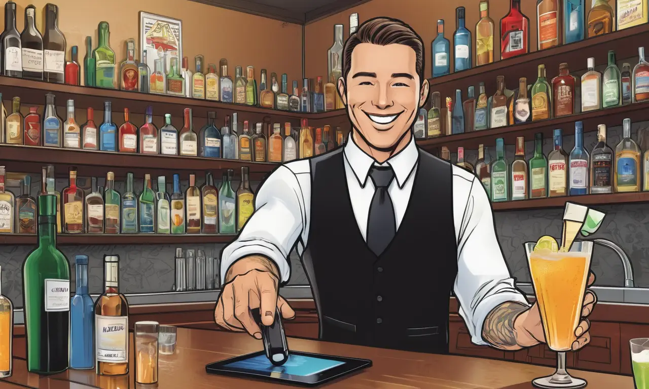 Un bar vibrante y eficiente donde la alegría fluye