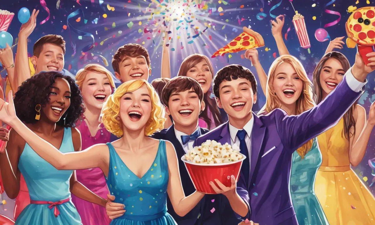 Una noche mágica de graduación llena de alegría y celebración