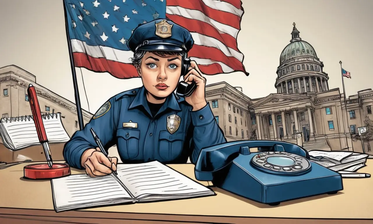 Un abogado preocupado trabaja en un caso judicial