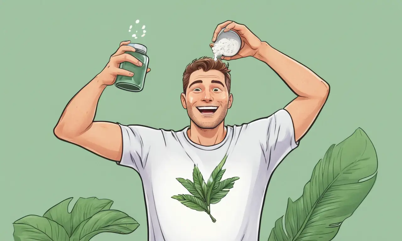 Un hombre encuentra alivio natural para el sudor