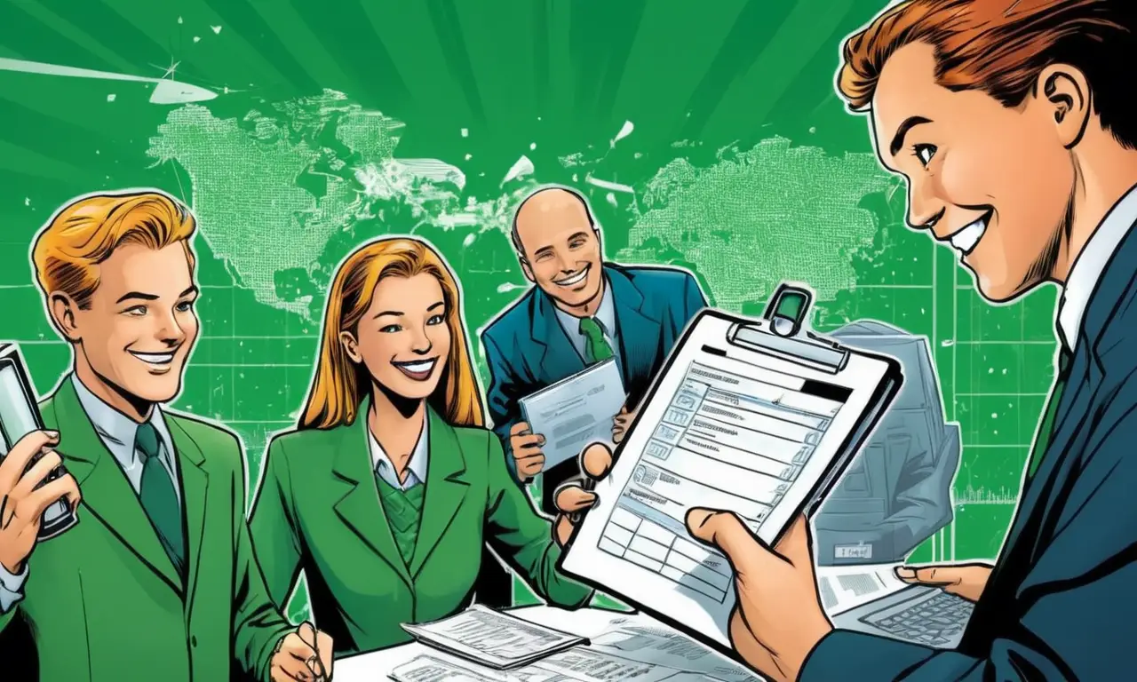Éxito empresarial global asegurado