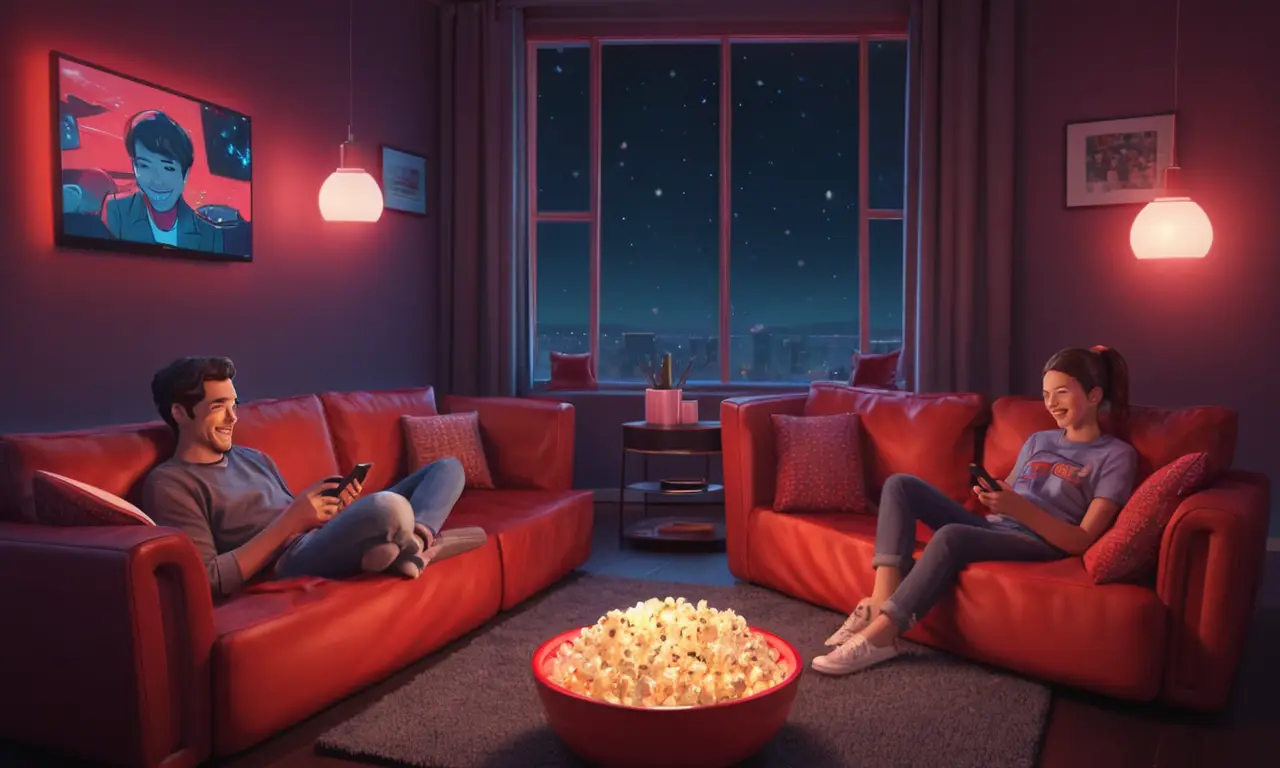 Una noche de cine en casa