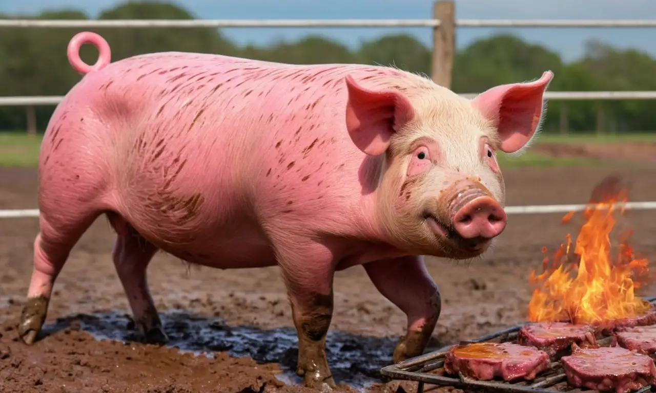 Del campo a la mesa, un viaje del cerdo
