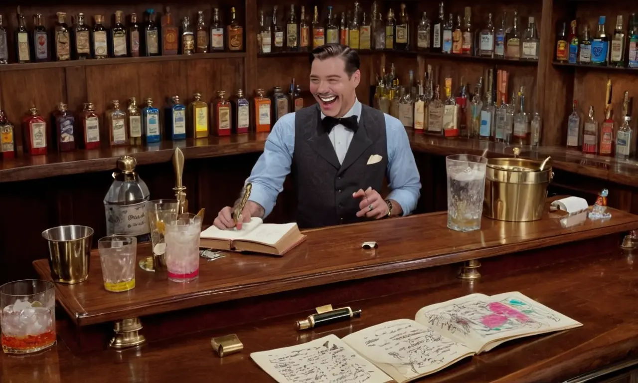 Un bar clásico vibrante y lleno de vida