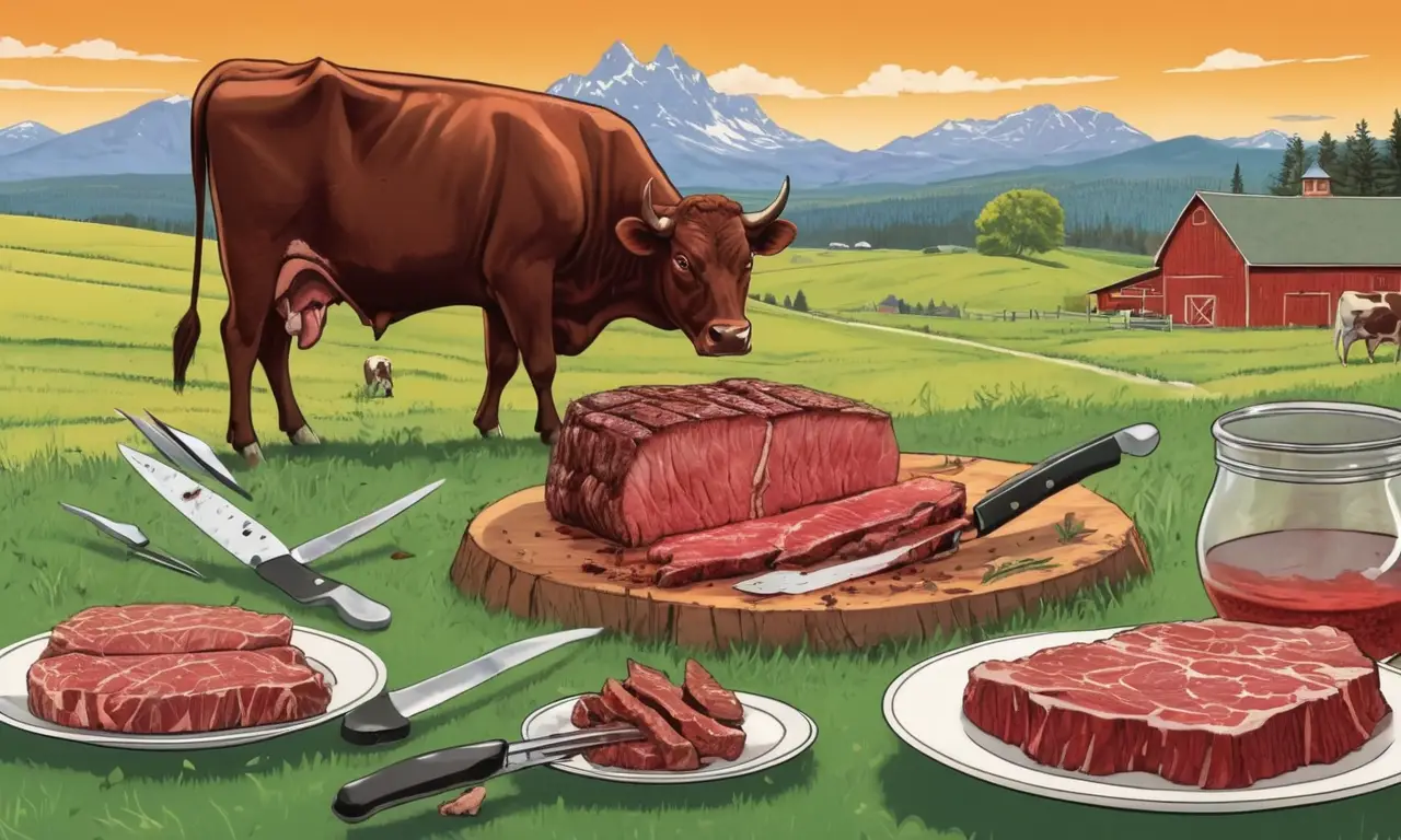 Del pasto a la mesa: un viaje del ganado al plato