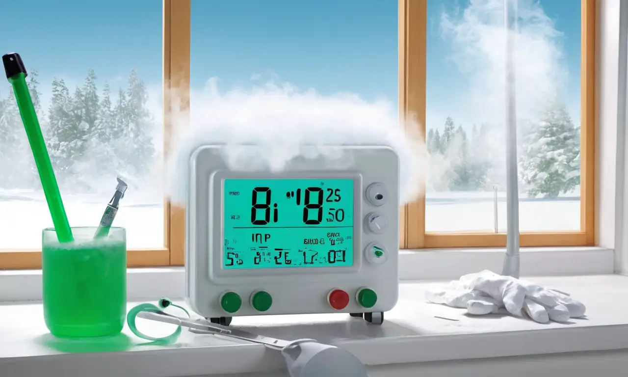 El hielo seco enfría el ambiente con vapor y precaución