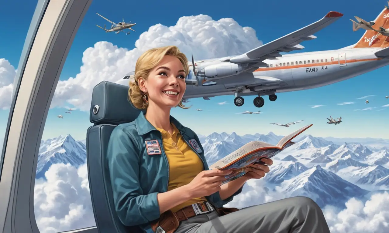 Un viaje aéreo lleno de contrastes emocionales