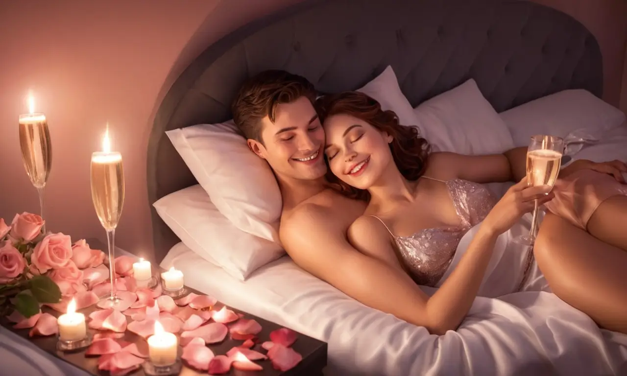 Un encuentro romántico y sensual