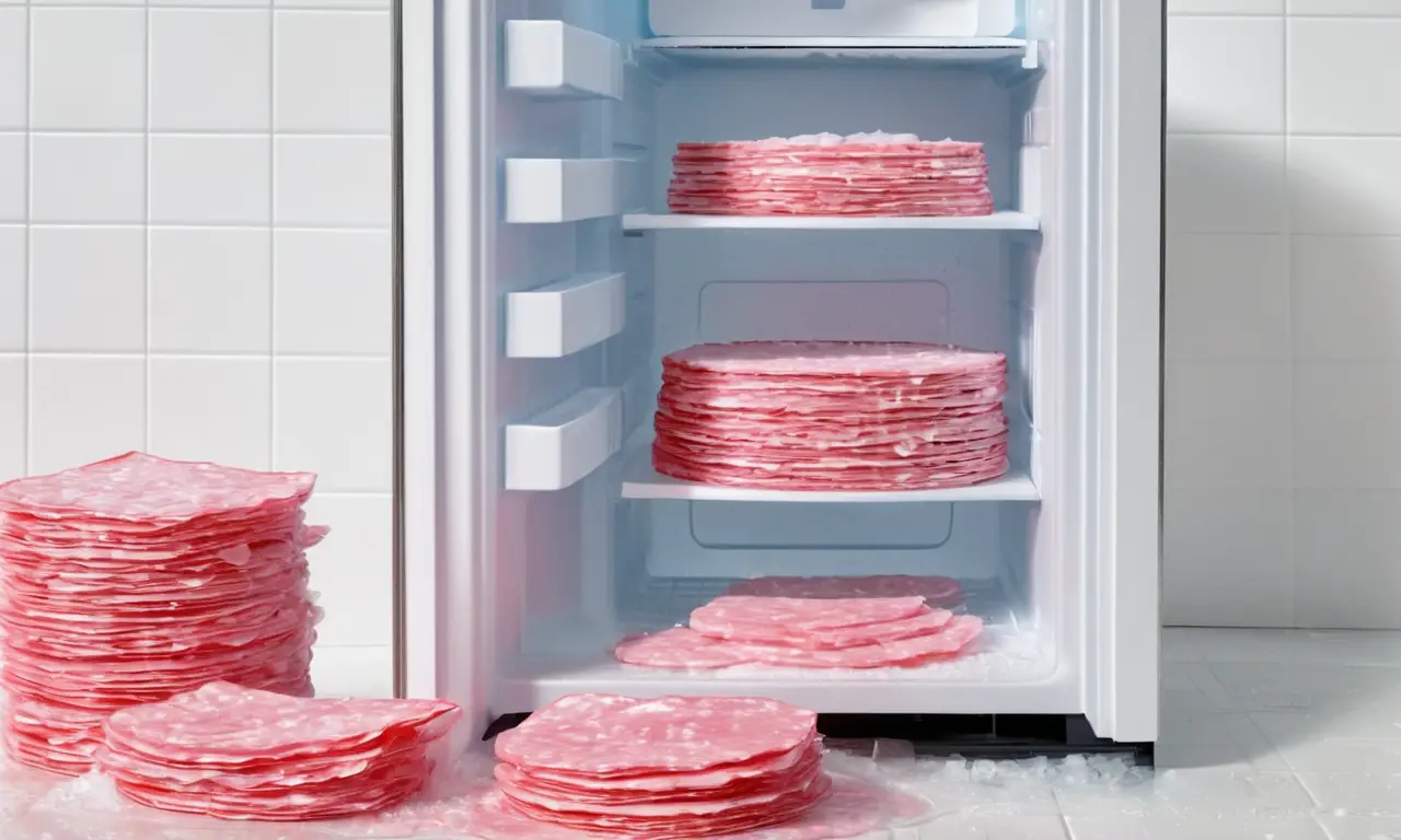 Un refrigerador abierto revela un bocado frío y húmedo