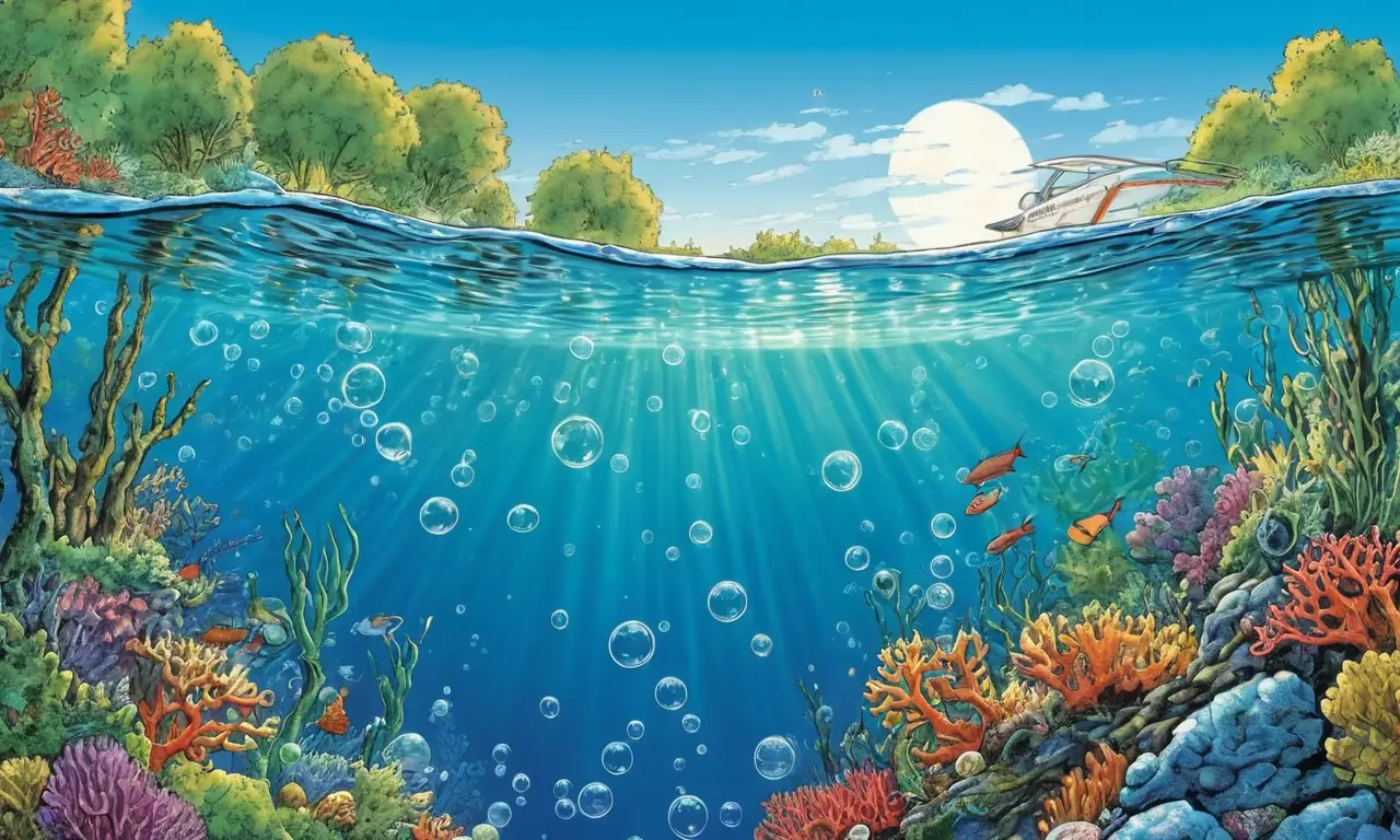 Un arrecife de coral vibrante y saludable