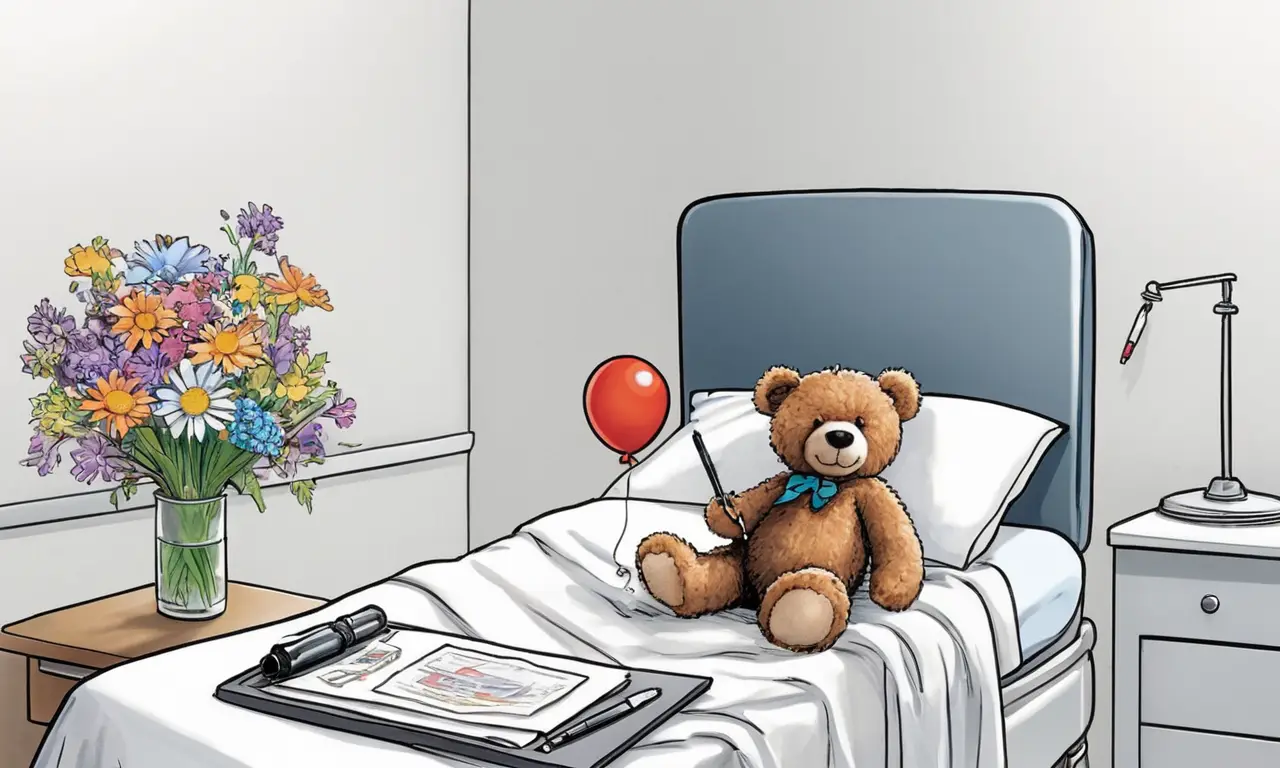 Un ambiente hospitalario con detalles de apoyo y esperanza