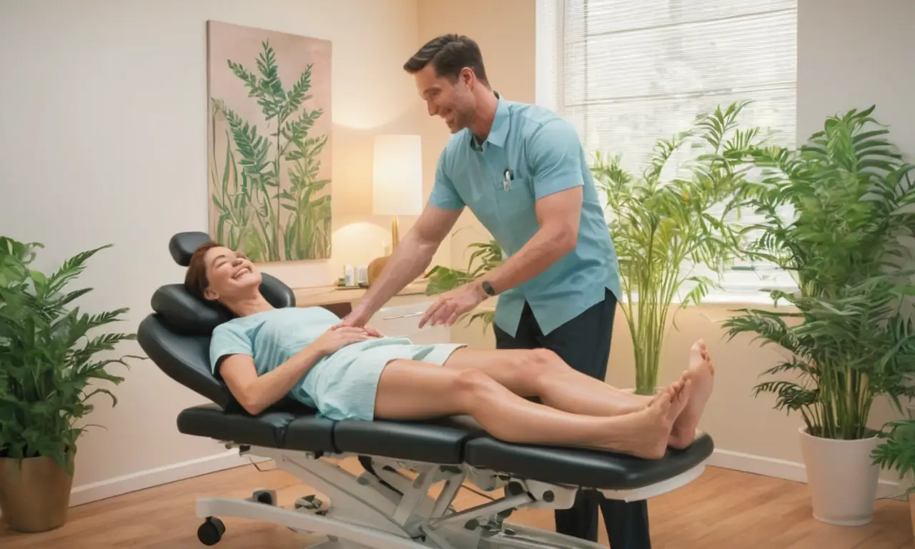 Una sesión de quiropráctica alivia el dolor y restaura la alineación