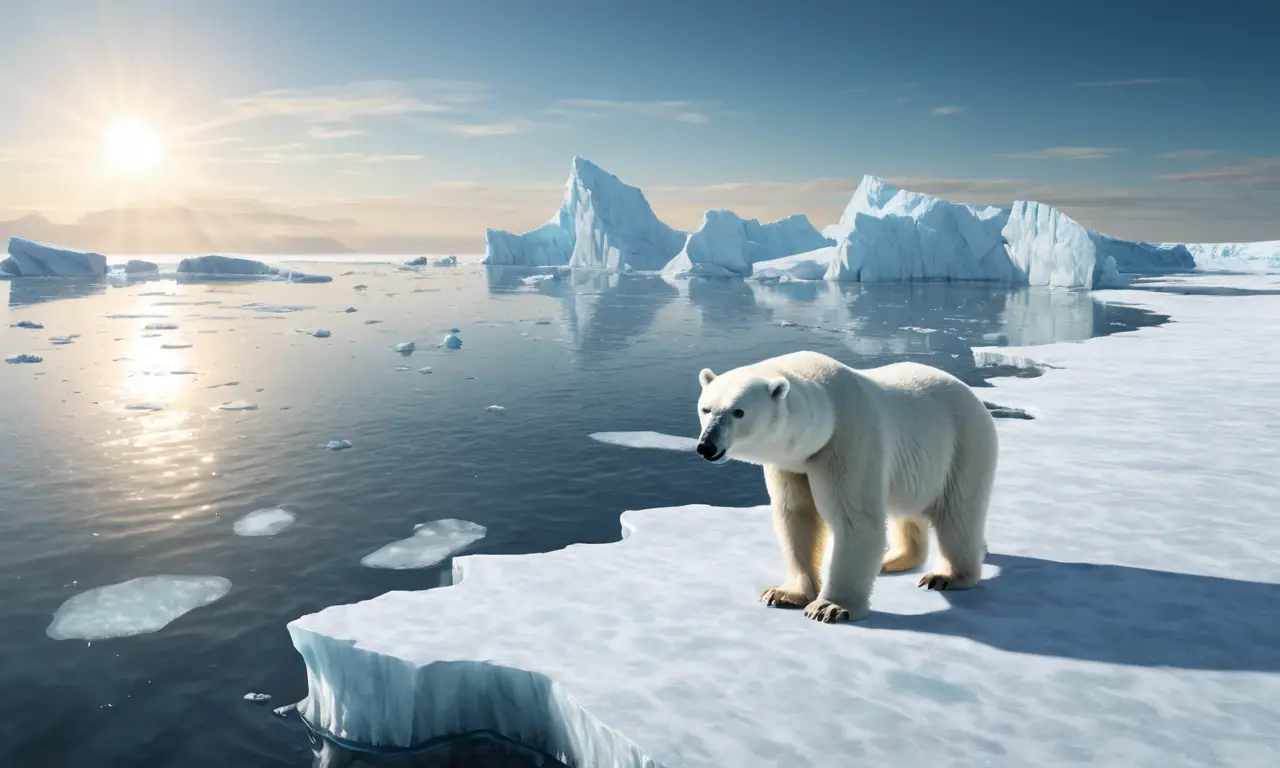 El cambio climático amenaza la supervivencia del oso polar