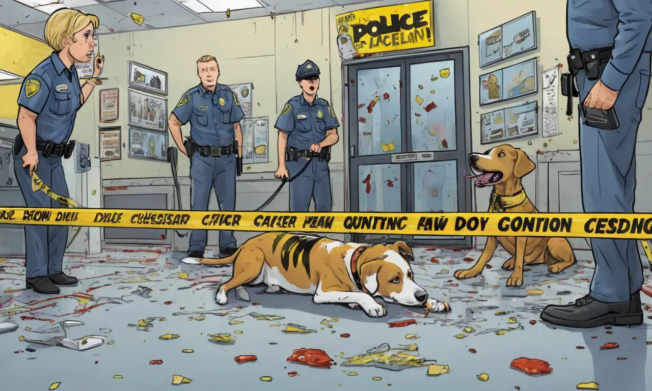 Un robo violento en una tienda deja un perro herido y a la comunidad preocupada