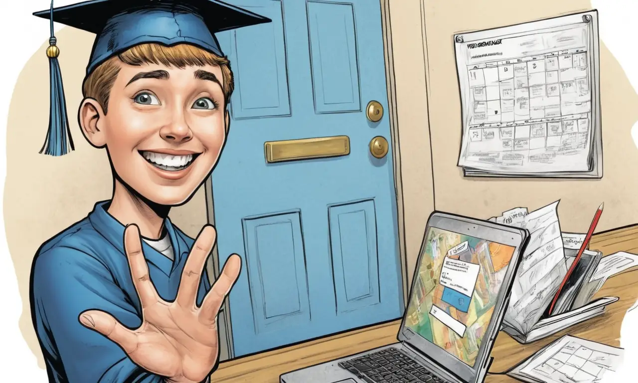 Un estudiante lucha por el futuro