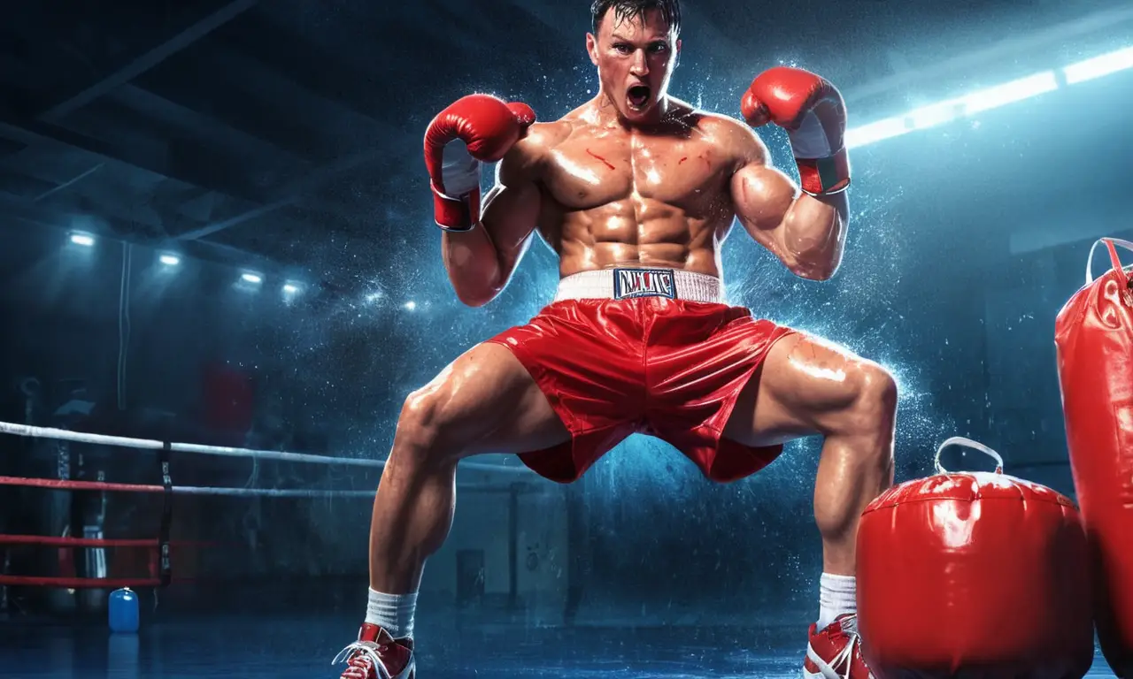 Un boxeador entrena incansablemente